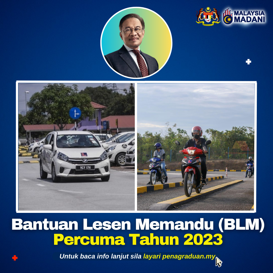 Bantuan Lesen Memandu Percuma Tahun 2023 - Pena Graduan