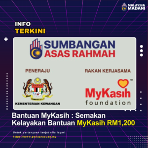 Bantuan Mykasih Semakan Kelayakan Bantuan Mykasih Rm Pena Graduan